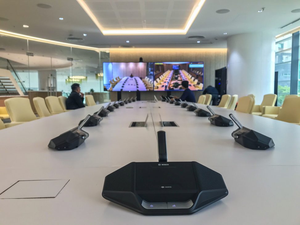 Bosch triển khai hệ thống hội nghị trên nền tảng IP cho trụ sở mới của Tập đoàn Viettel - Phong da chuc nang tai tru so Tap doan Viettel duoc trang bi He thong Hoi nghi Bosch