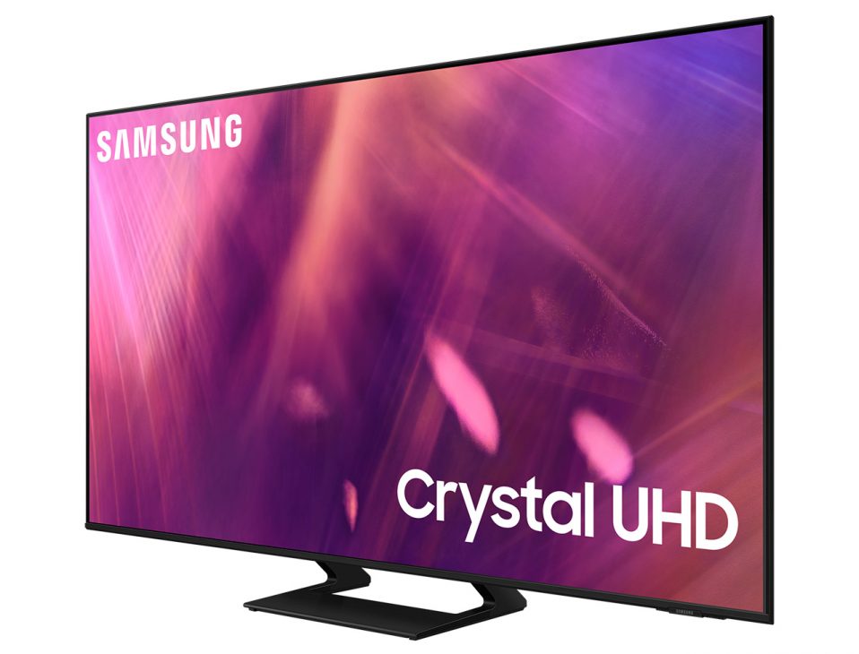 Samsung chính thức lên kệ dòng TV UHD 2021, giá từ 12,4 triệu đồng - UE55AU9075UXXC 012 R Perspective2 Black