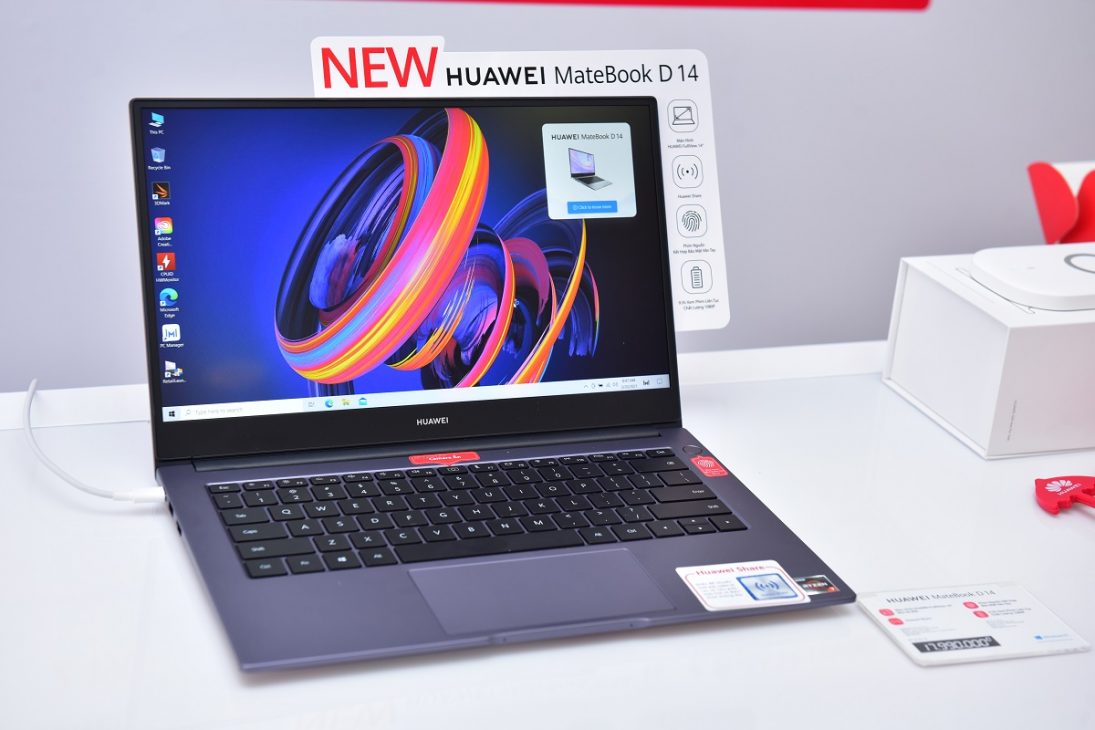 Mở bán laptop HUAWEI MateBook D 14 cùng nhiều ưu đãi - VPP 1650