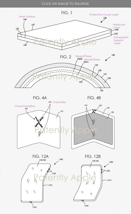 Ngăn chặn nứt màn hình gập, Apple sẽ dùng công nghệ vật liệu ma trận polyme - Apple 3