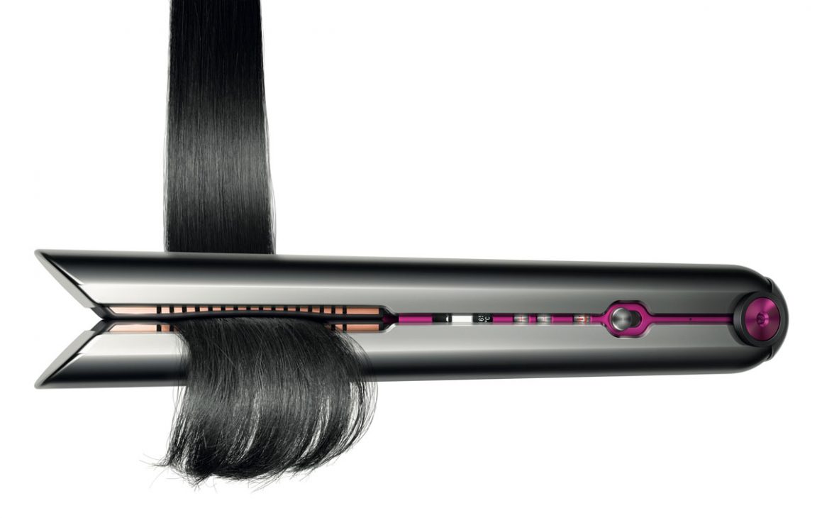 Dyson ra mắt thị trường Việt Nam với loạt máy làm đẹp tóc và chăm sóc nhà - Product Dyson Corrale Product Cut Out with Hair Tress Black Nickel Fuchsia HERO SKU