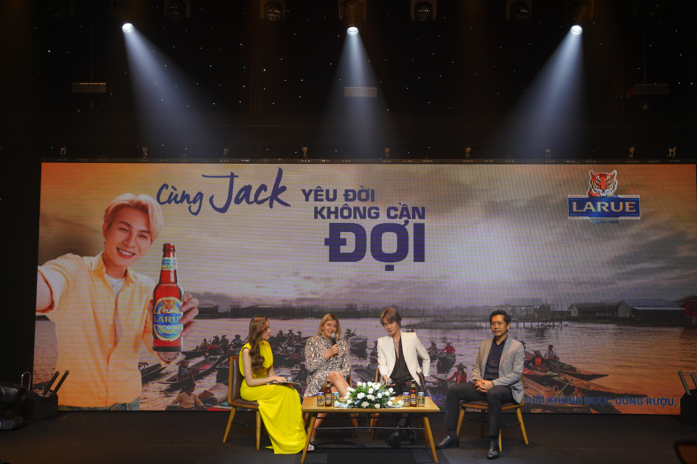 Công bố ca sĩ Jack làm đại sứ thương hiệu đầu tiên của Bia Larue - Selected Toa dam Cong bo Dai su Thuong hieu Bia Larue 2021