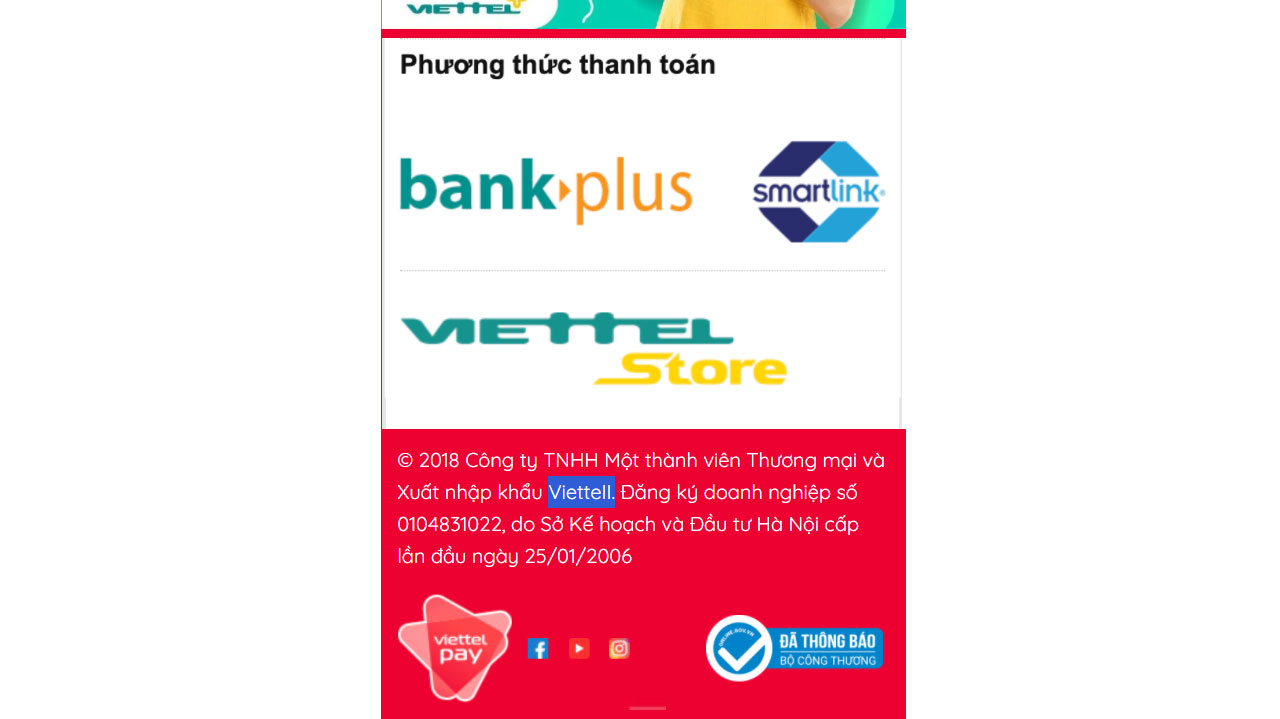 Trung tâm Xử lý tin giả Việt Nam cảnh báo website giả mạo Viettel - webgiamao1