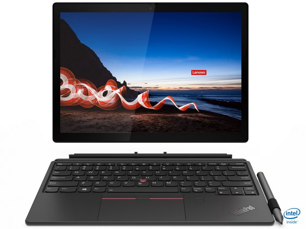 Tablet cao cấp ThinkPad X12 Detachable kèm bàn phím rời cho doanh nhân - 01 Thinkpad X12 Hero Front Facing JD edited