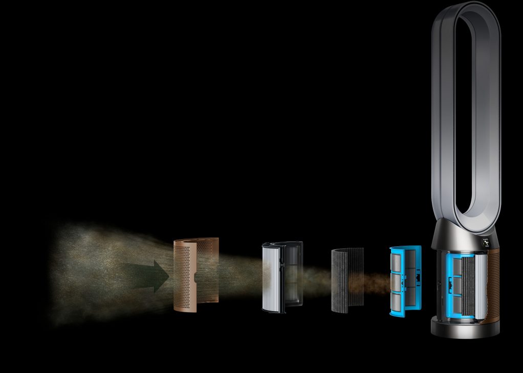 Dyson ra mắt máy lọc không khí có cảm biến mới, dáng đẹp - TP09 techexplodedfilter imagery