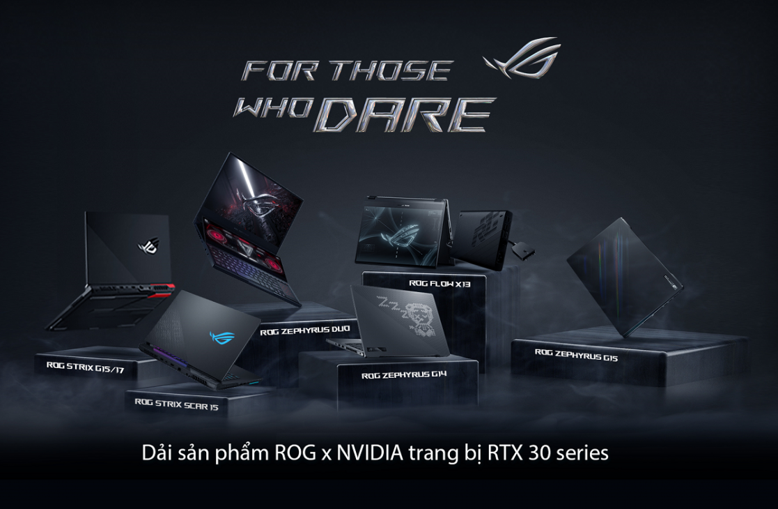 ROG ra mắt loạt laptop sử dụng đồ họa NVIDIA GeForce RTX 30 series cho game thủ và nhà sáng tạo nội dung - as2