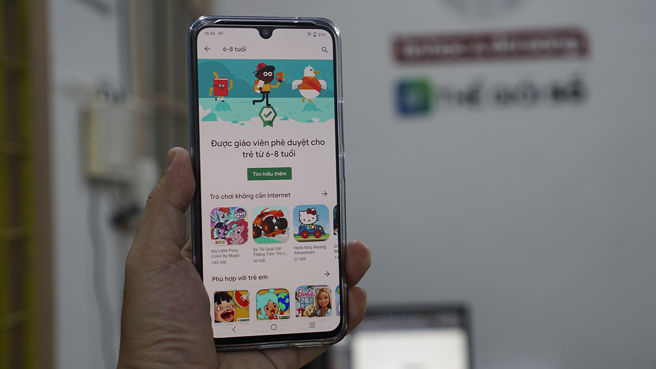 Google Play sắp xếp kho ứng dụng dành riêng cho trẻ - DSC1546