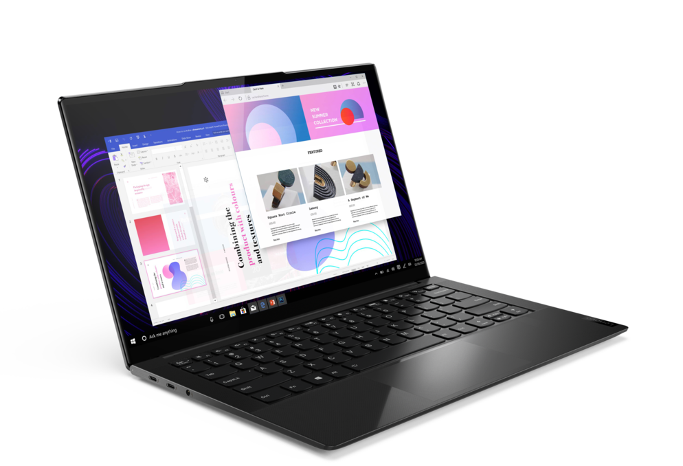 Lenovo ra mắt bộ ba laptop Yoga sáng tạo, nâng cao trải nghiệm số thông minh - Lenovo Yoga Slim 9i Front Facing Right 1
