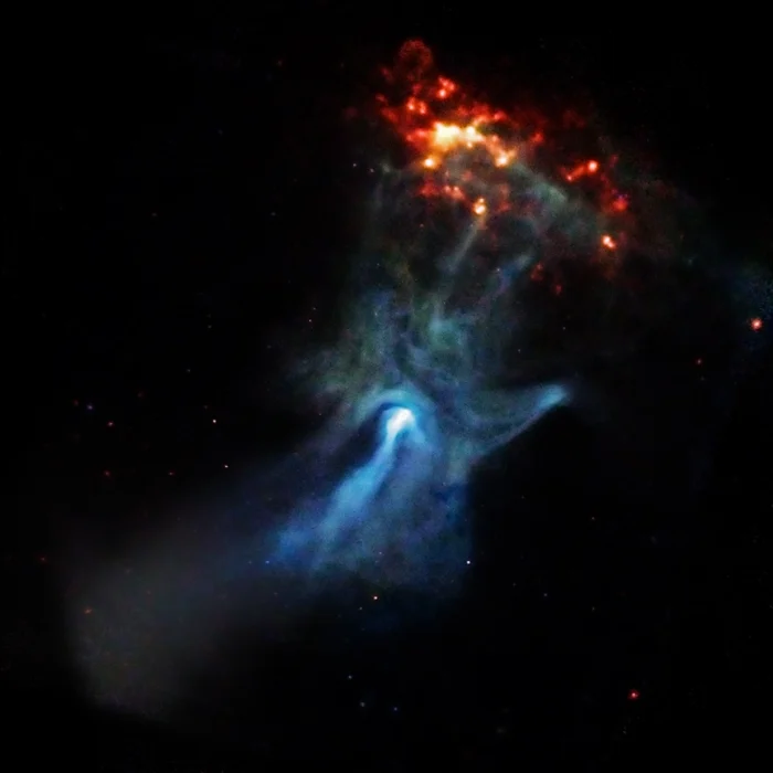 Cận cảnh bàn tay ma quái được sinh ra từ một ngôi sao khổng lồ đã chết - nasa 1