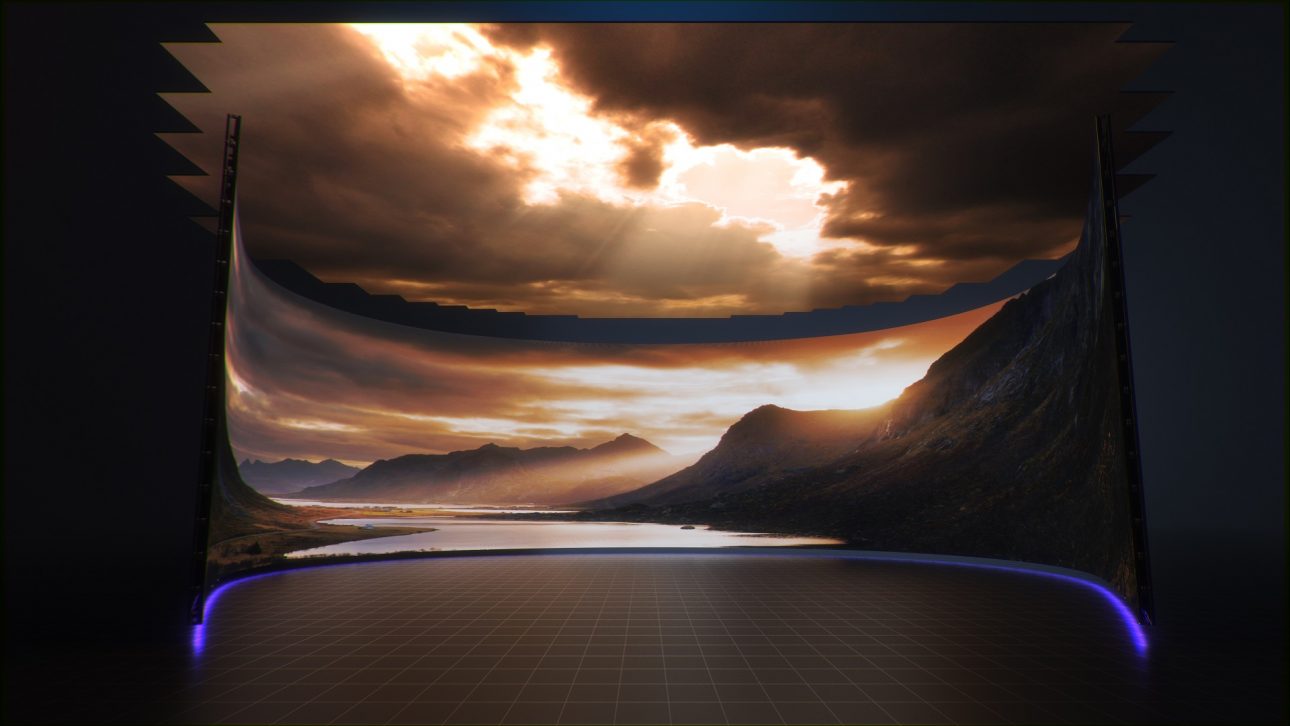 Phim trường ảo sẽ sử dụng The Wall của Samsung làm công nghệ chính - CJ ENM Virtual Studio Concept Visual