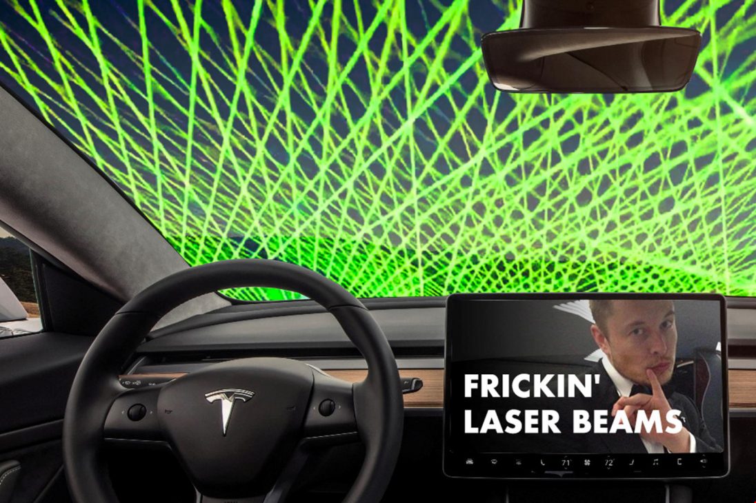 Tesla sẽ dùng tia laser thay cần gạt nước làm sạch kính chắn gió - Tesla
