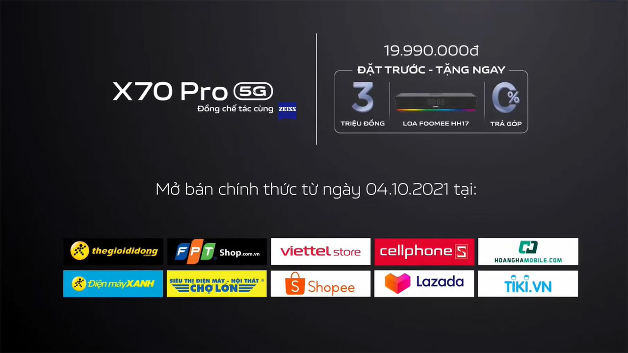 Vivo nâng cấp mạnh hệ thống camera trên flagship X70 Pro - vivo X70 Pro 1