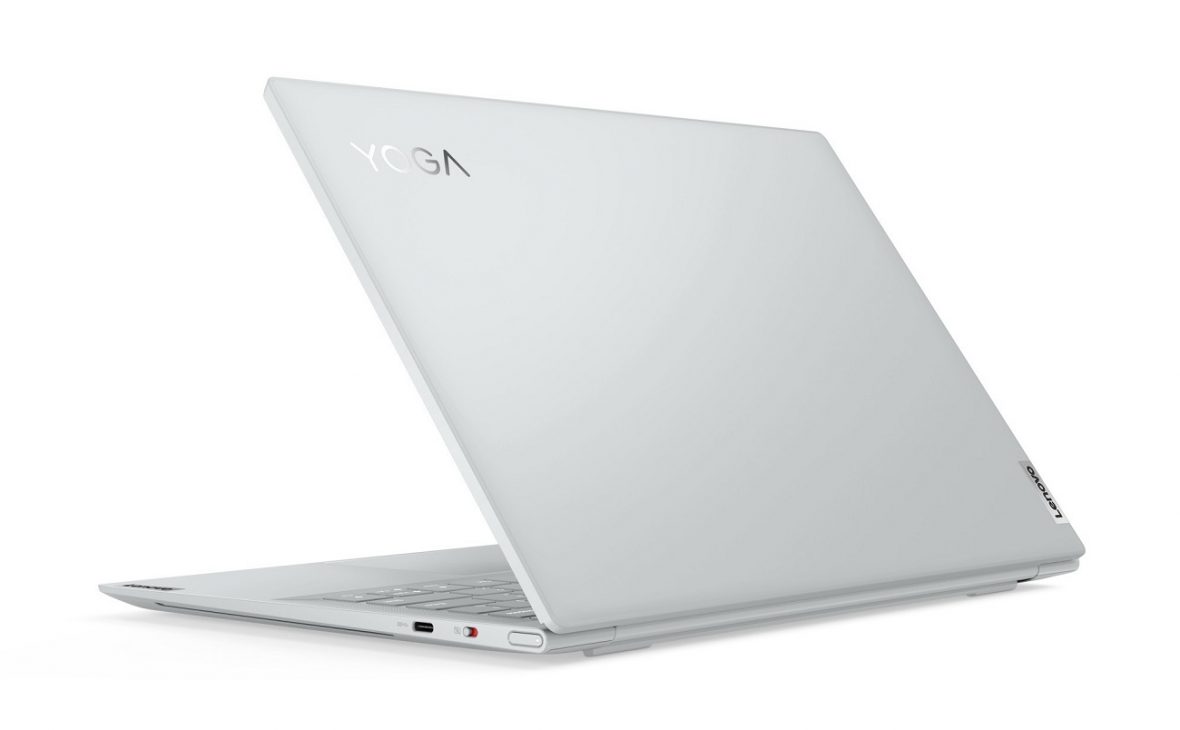 Lenovo ra mắt laptop Yoga Slim 7 Carbon 14inch OLED, nhẹ chỉ 1,1kg - Lenovo Yoga Slim 7 Carbon AMD 14in backangle edited