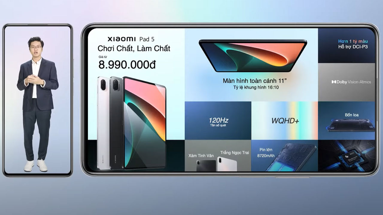 Máy tính bảng Xiaomi Pad 5 về Việt Nam, giá gần 9 triệu đồng - MiPad5