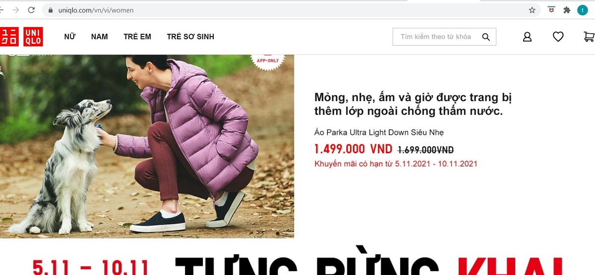 UNIQLO online  Cửa hàng UNIQLO lớn nhất tại Việt Nam ra mắt