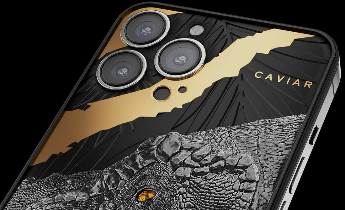 Chiêm ngưỡng bộ sưu tập iPhone 13 đính răng thật khủng long bạo chúa T-Rex tuổi đời 80 triệu năm - iPhone 13 Pro 2