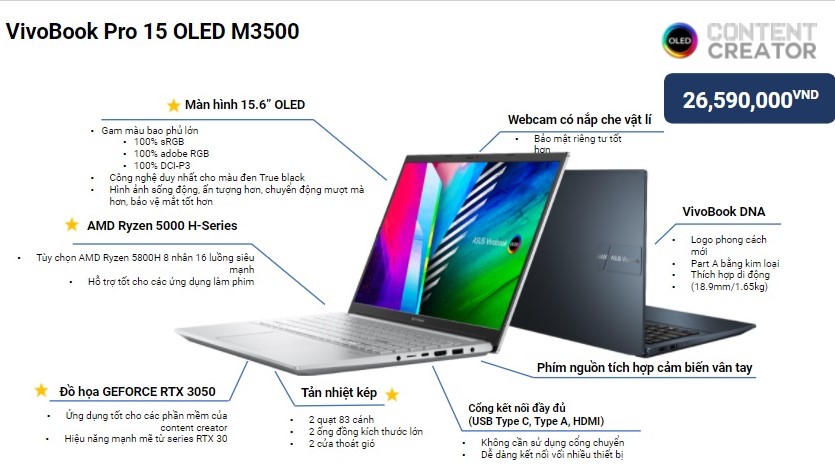 Laptop ASUS màn hình OLED cho người làm sáng tạo, từ chuyên nghiệp đến nghiệp dư - Screen bai HP ngay 11.9 1