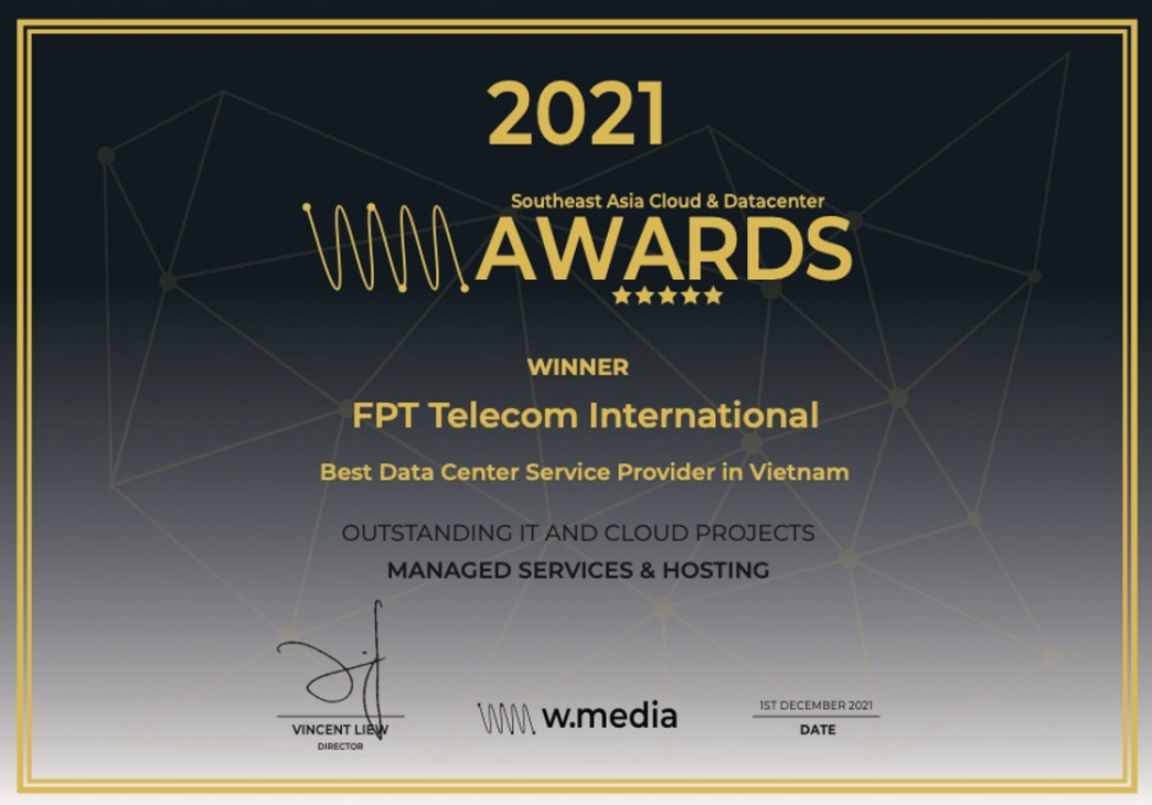 FPT Fornix đoạt giải Nhà cung cấp dịch vụ Trung tâm dữ liệu hàng đầu tại Việt Nam - ảnh 2 1