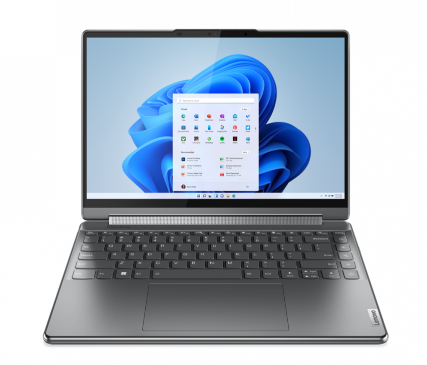 Lenovo ra mắt loạt laptop Yoga chuyển đổi thế hệ 7 tại CES 2022 - 2.Lenovo Yoga 9i Gen 7 Front Facing Windows 11 1