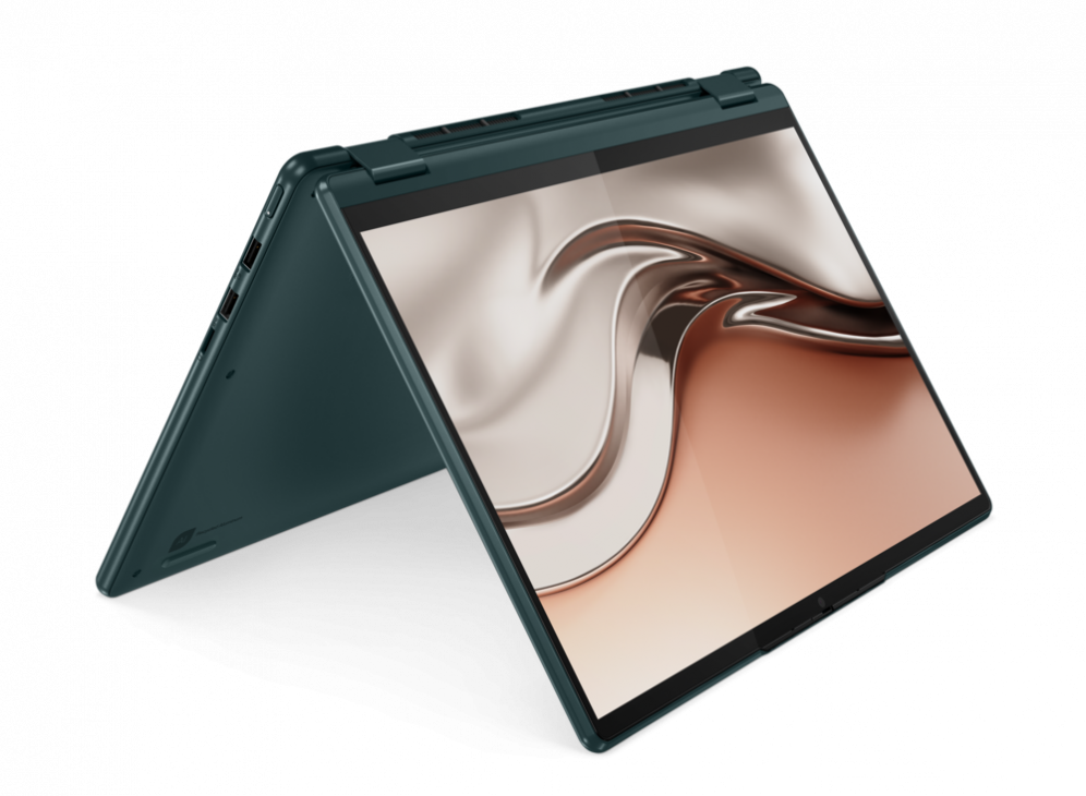 Lenovo ra mắt loạt laptop Yoga chuyển đổi thế hệ 7 tại CES 2022 - 8.Lenovo Yoga 6 Gen 7 Tent Mode 1