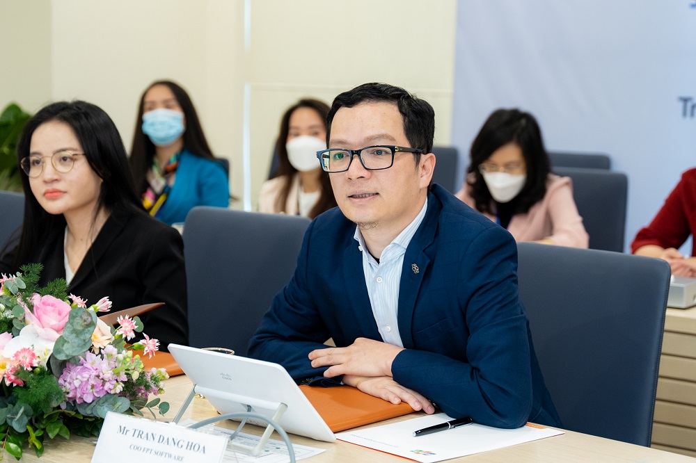 Hợp tác xây dựng nền tảng dữ liệu bán lẻ cho cả hai thị trường Việt - Nhật - Ong Tran Dang Hoa Pho Tong Giam doc FPT Software phat bieu tai Le Ky Ket