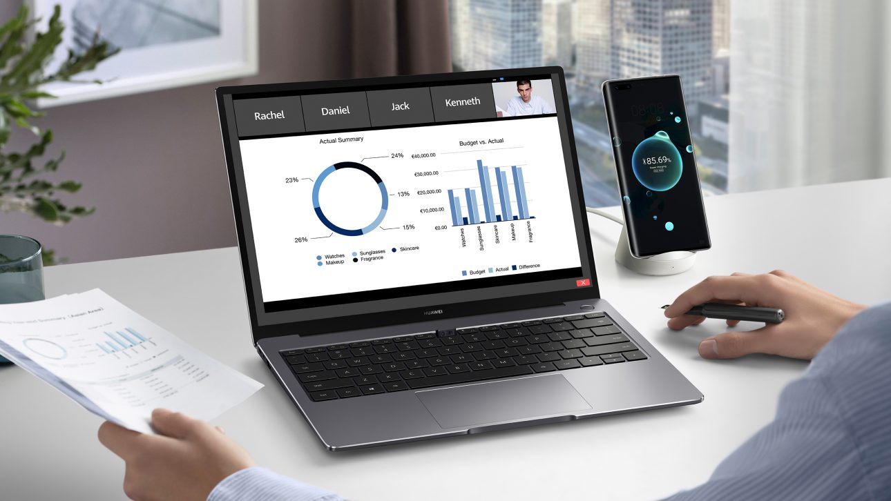 Huawei MateBook 14 chính thức lên kệ, giá 21,9 triệu đồng - MKT MateBook 14 Creative Shot Online Meeting JPG EN 20201211