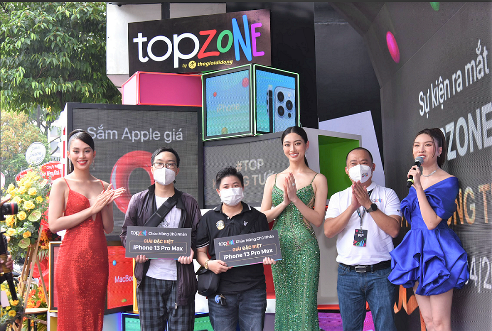 Ra mắt cửa hàng TopZone ủy quyền cao cấp Apple lớn nhất tại Việt Nam cùng nhiều khuyến mãi - Khai truong TopZone APR Khanh Hoi 2