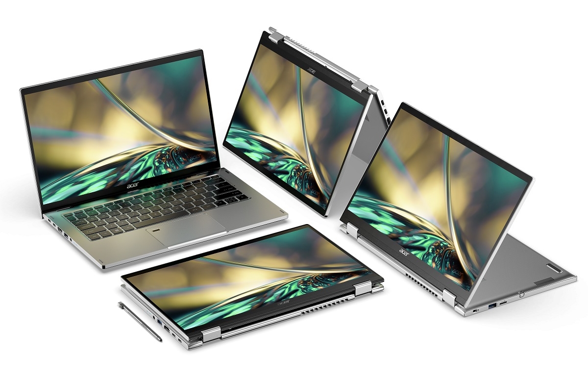 Acer ra mắt laptop Swift và Spin thế hệ 2022: Đẹp, mỏng nhẹ, hiệu năng cao - Spin 3 SP314 55N 05