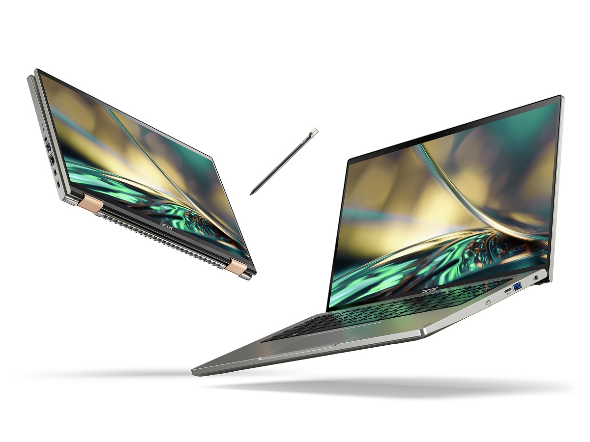 Acer ra mắt laptop Swift và Spin thế hệ 2022: Đẹp, mỏng nhẹ, hiệu năng cao - Spin 5 SP514 51N 03