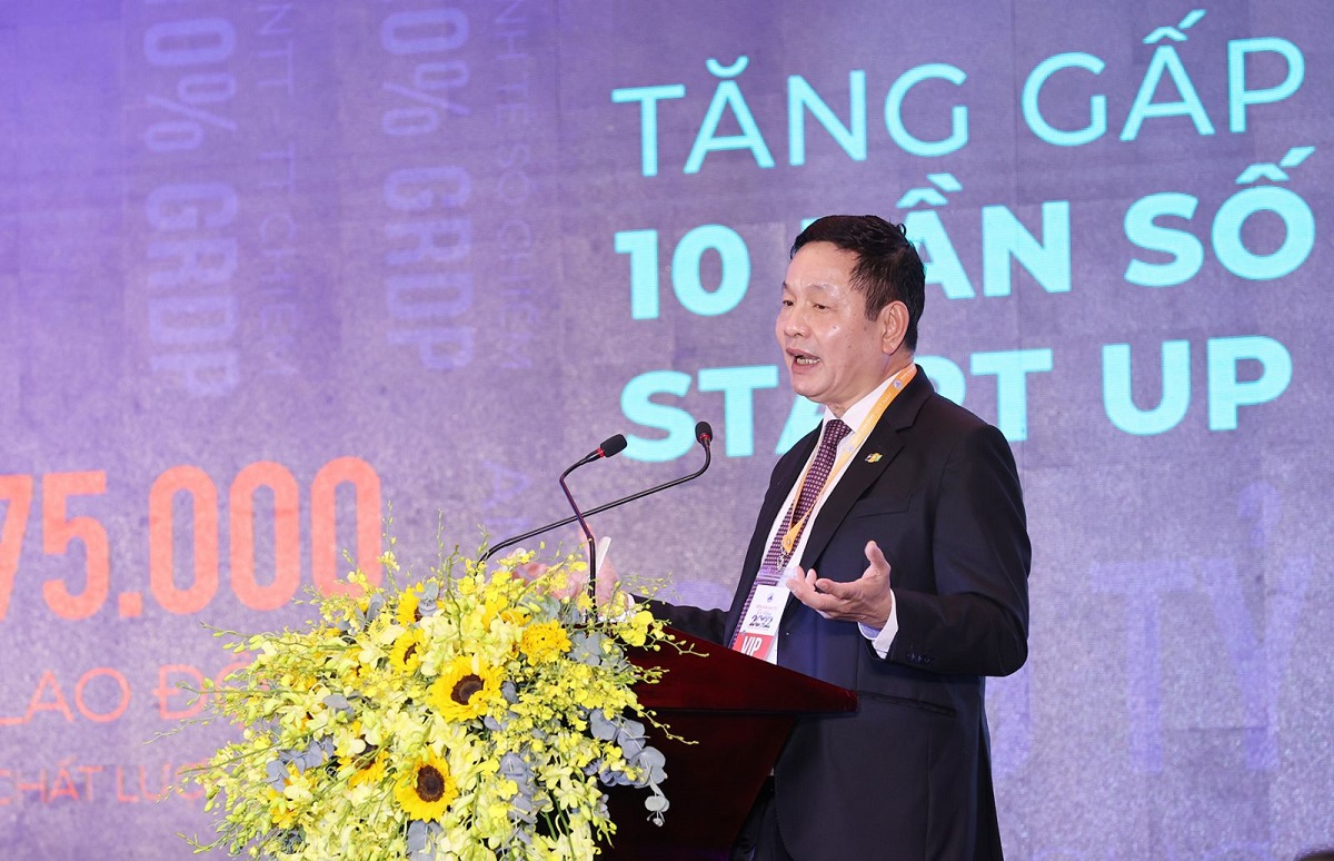 FPT hiến kế đưa Đà Nẵng trở thành thủ phủ công nghiệp phần mềm game và công nghệ cao - Chu tich HDQT FPT Truong Gia Binh phat bieu tai su kien