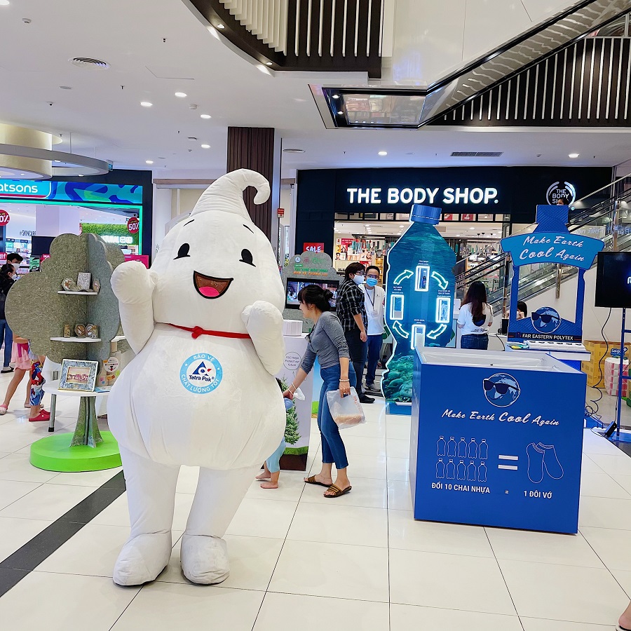 Tetra Pak phối hợp Aeon Mall phát động ngày hội tái chế rác thải và thu gom vỏ hộp giấy - Hinh 1E