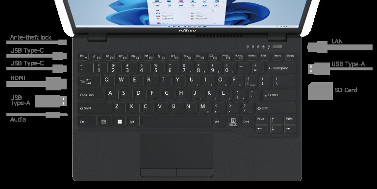 Fujitsu ra mắt notebook UH-X Series mạnh mẽ, siêu nhẹ chỉ 878g - Fu2