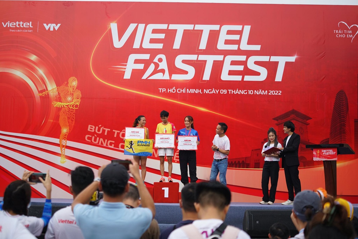 2.500 vận động viên tham gia giải chạy Viettel Fastest tại TP.HCM, 750 triệu đồng ủng hộ quỹ mổ tim - 310965602 2393719000766790 2600146678866388561 n
