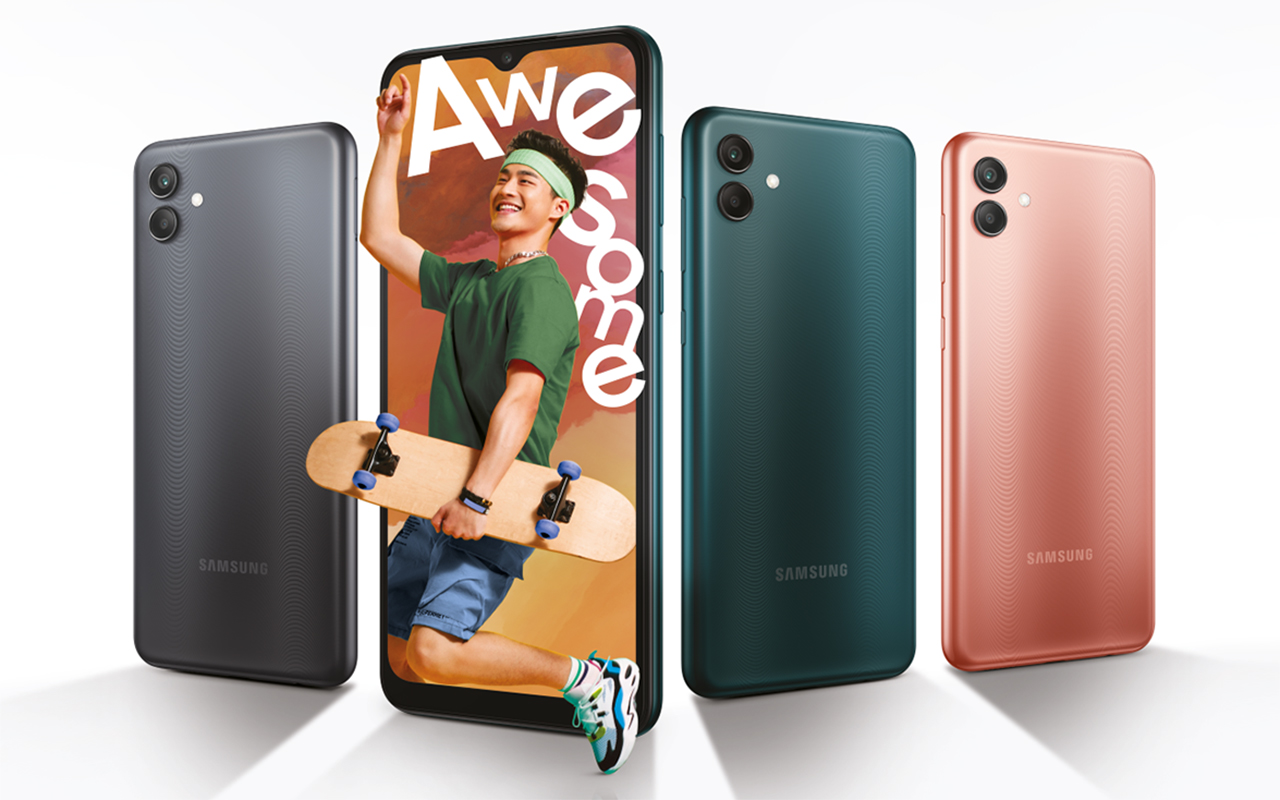 Ra mắt điện thoại phổ thông Samsung Galaxy A04 giá từ 2,9 triệu đồng ...