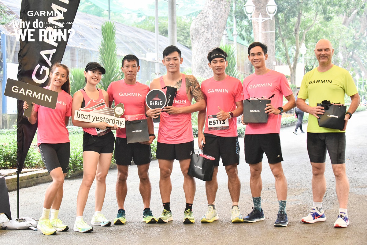 Cộng đồng runners hào hứng tham gia giải chạy bộ của Garmin - Cac Dai Su Garmin la nhung ten tuoi noi bat trong cong dong the thao cung tham gia su kien chay WDWR Flash Race 2022