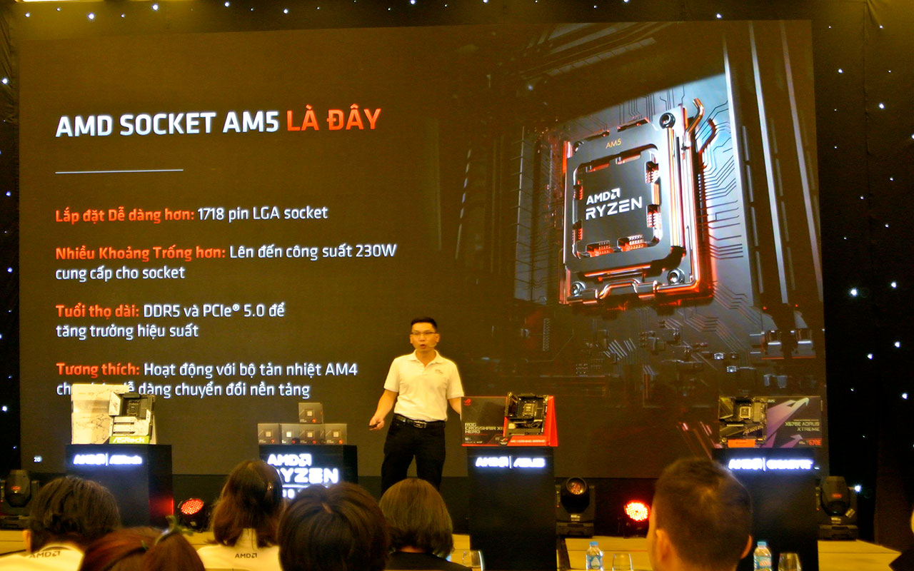 AMD ra mắt dòng CPU Ryzen 7000 cùng hệ sinh thái phong phú tại Việt Nam - DSC2769