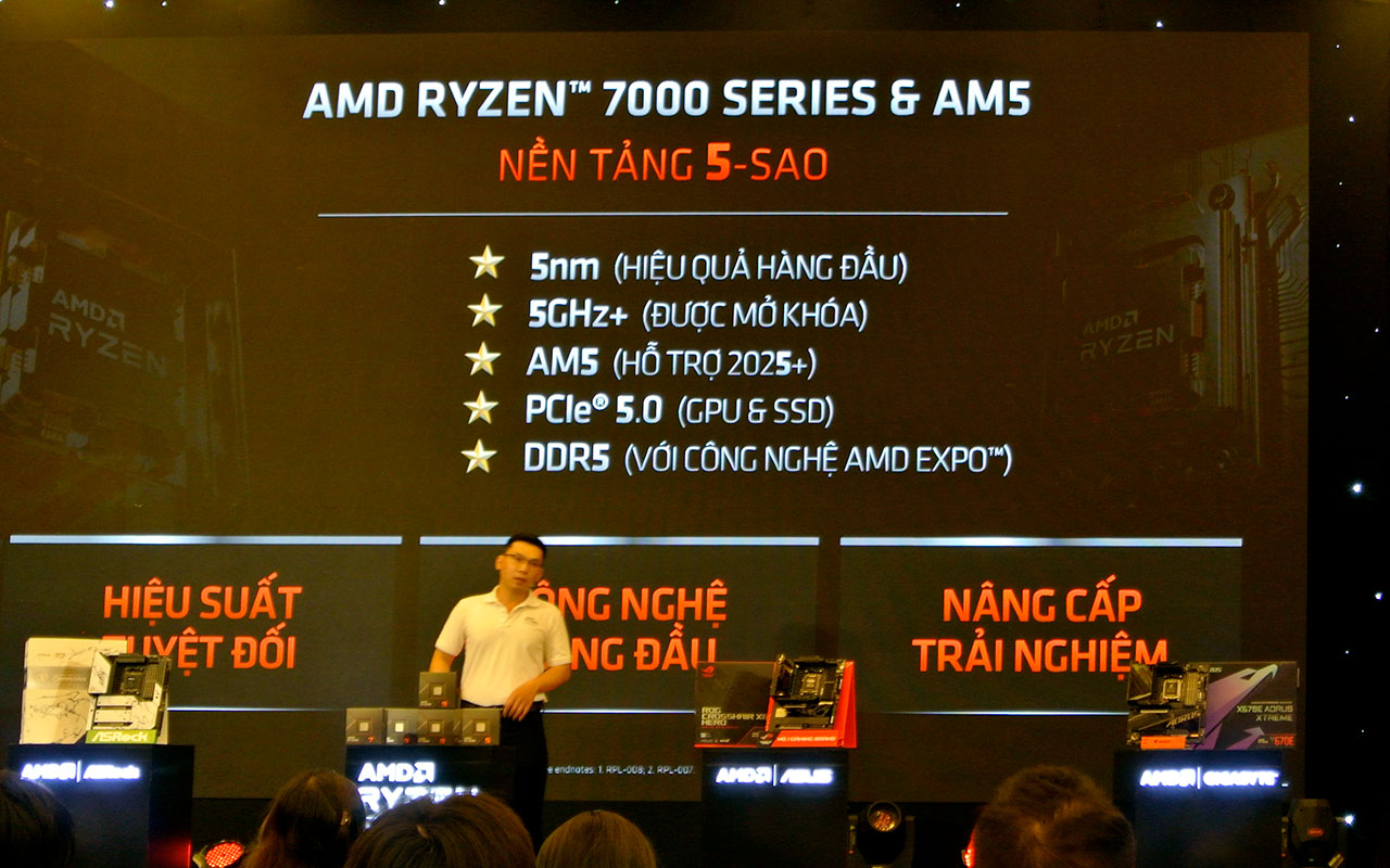 AMD ra mắt dòng CPU Ryzen 7000 cùng hệ sinh thái phong phú tại Việt Nam - DSC2777