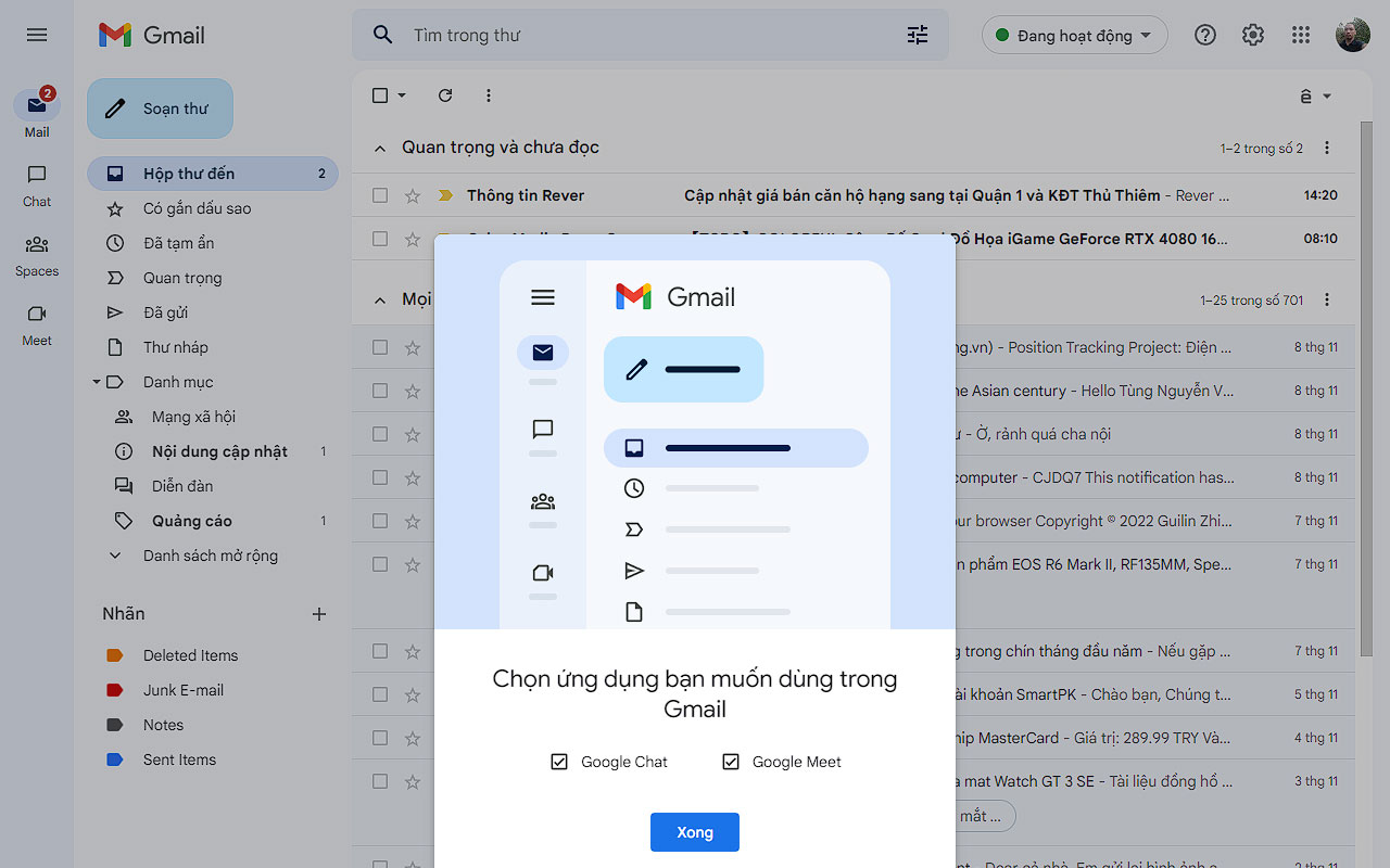 Google chính thức sử dụng giao diện mới cho dịch vụ Gmail từ tháng 11 - gmail