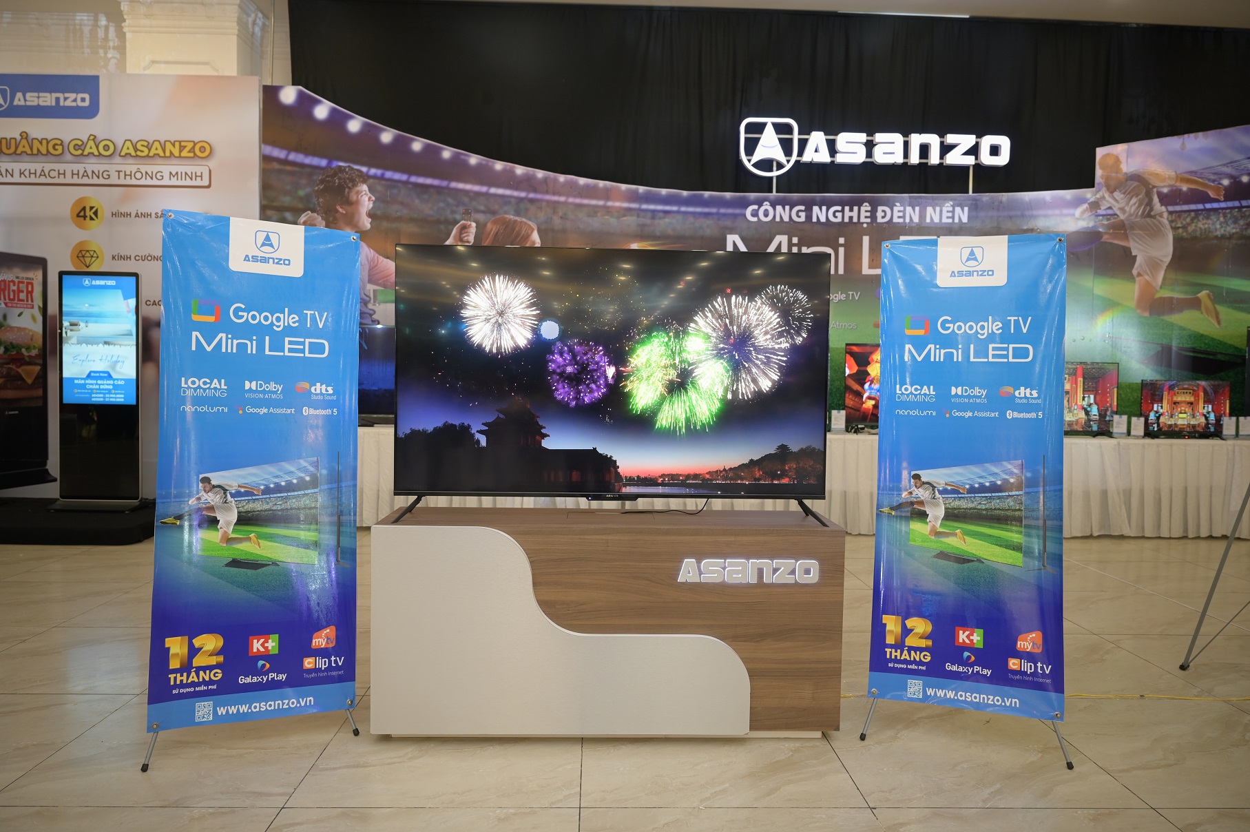 Asanzo ra loạt sản phẩm tiêu dùng đón mùa tết, có cả Google TV công nghệ Mini LED - tivi MiniLED