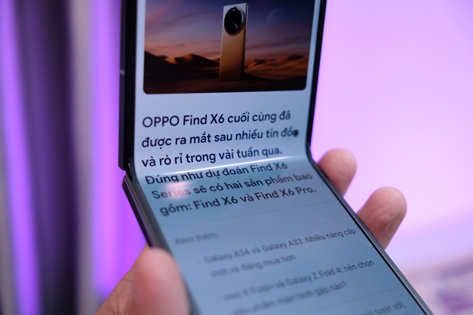 OPPO Find N2 Flip, điện thoại gập hoàn thiện nhất, giá dưới 20 triệu đồng - DSCF7883