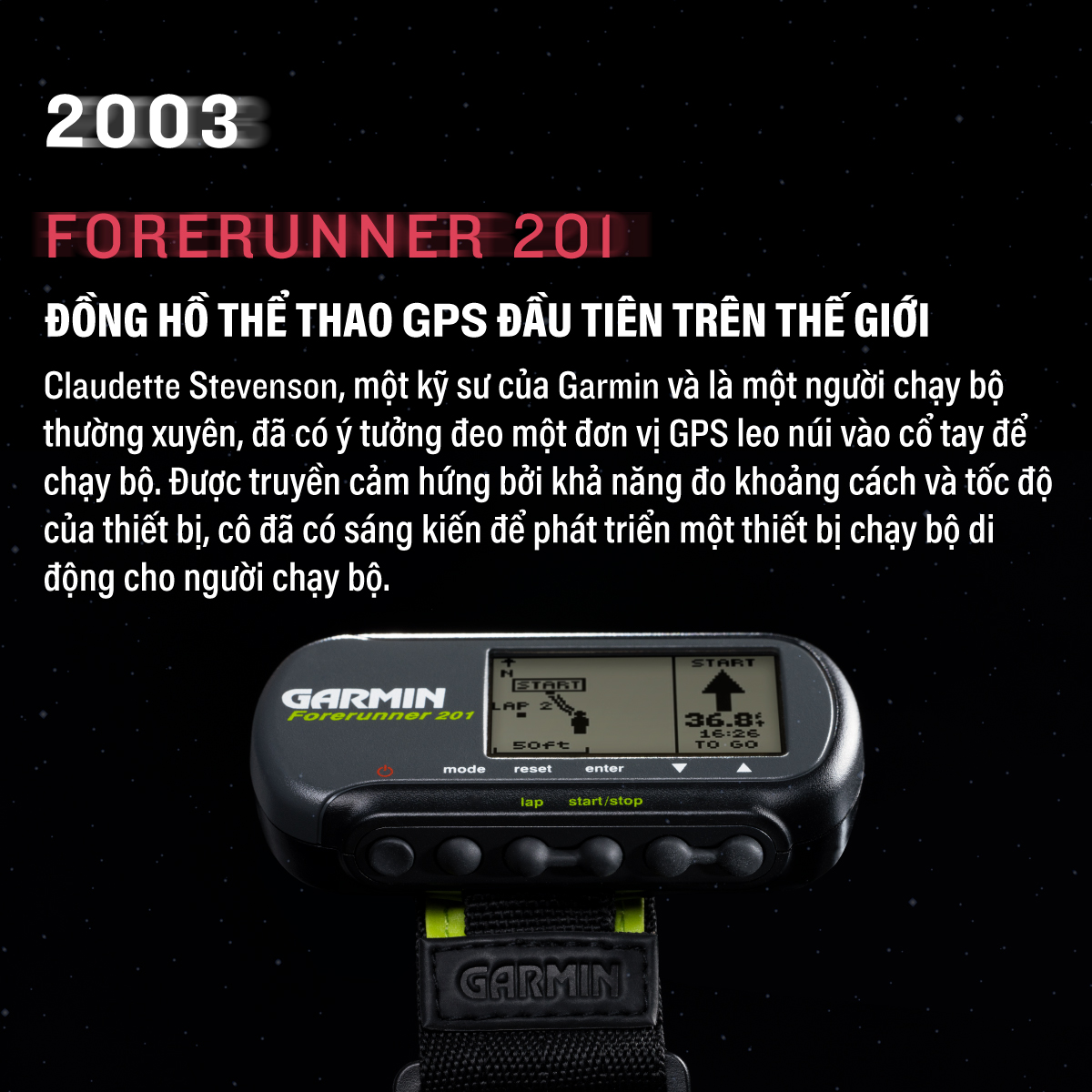 Garmin Forerunner, đồng hồ GPS đầu tiên trên thế giới đã ra đời 20 năm - FR history FB VN 4