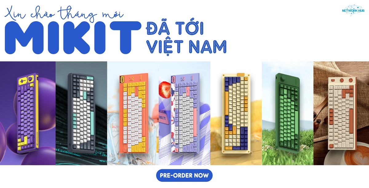 Thương hiệu phím cơ MIKIT gia nhập thị trường Việt Nam - BANNER MIKIT 1