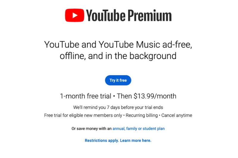YouTube Premium tăng giá thuê bao thêm 2 USD mỗi tháng - 2 8