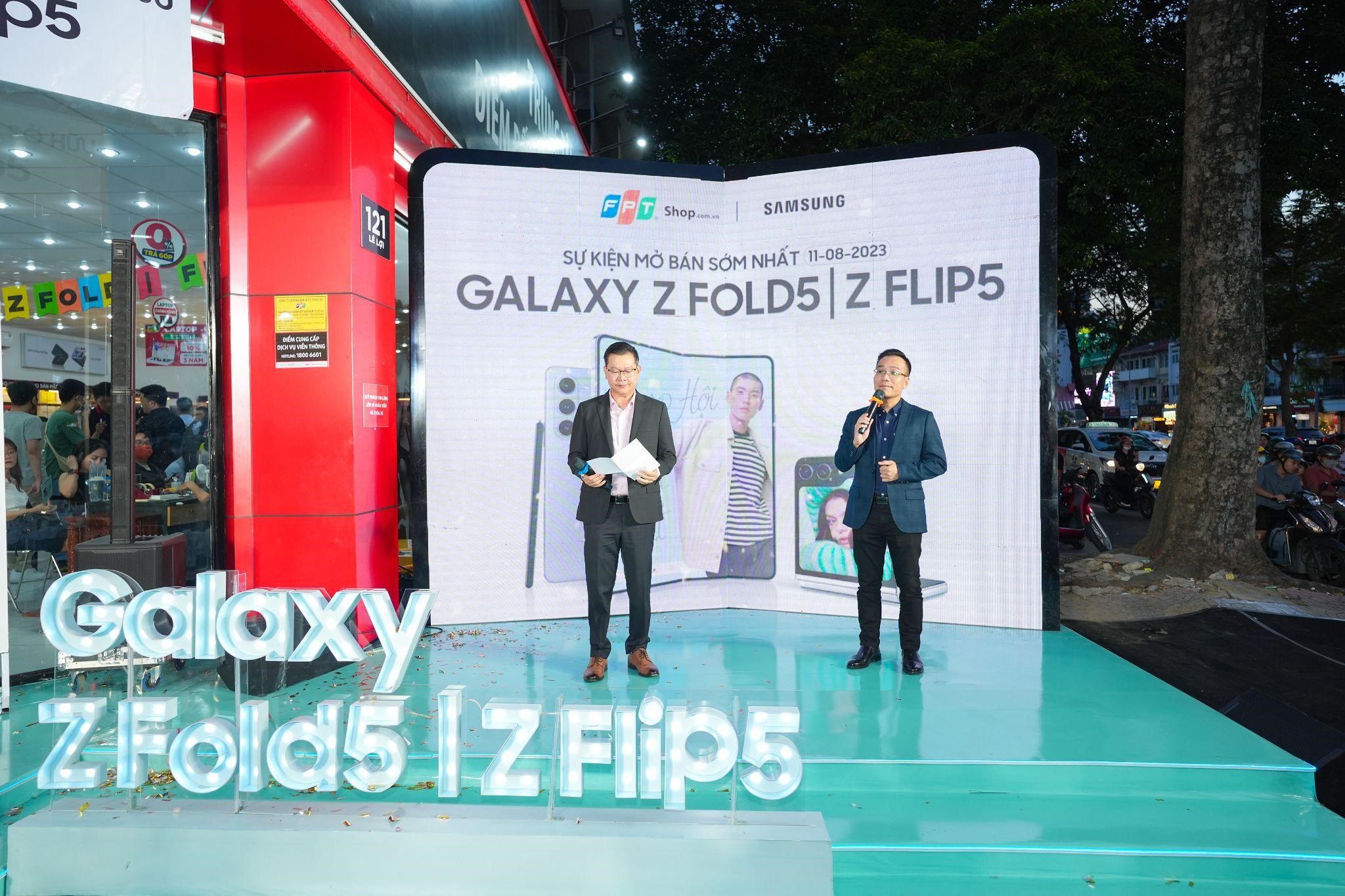 Số lượng đặt trước Galaxy Z5 series tăng 20% so với thế hệ tiền nhiệm - fpt shop mo ban samsung