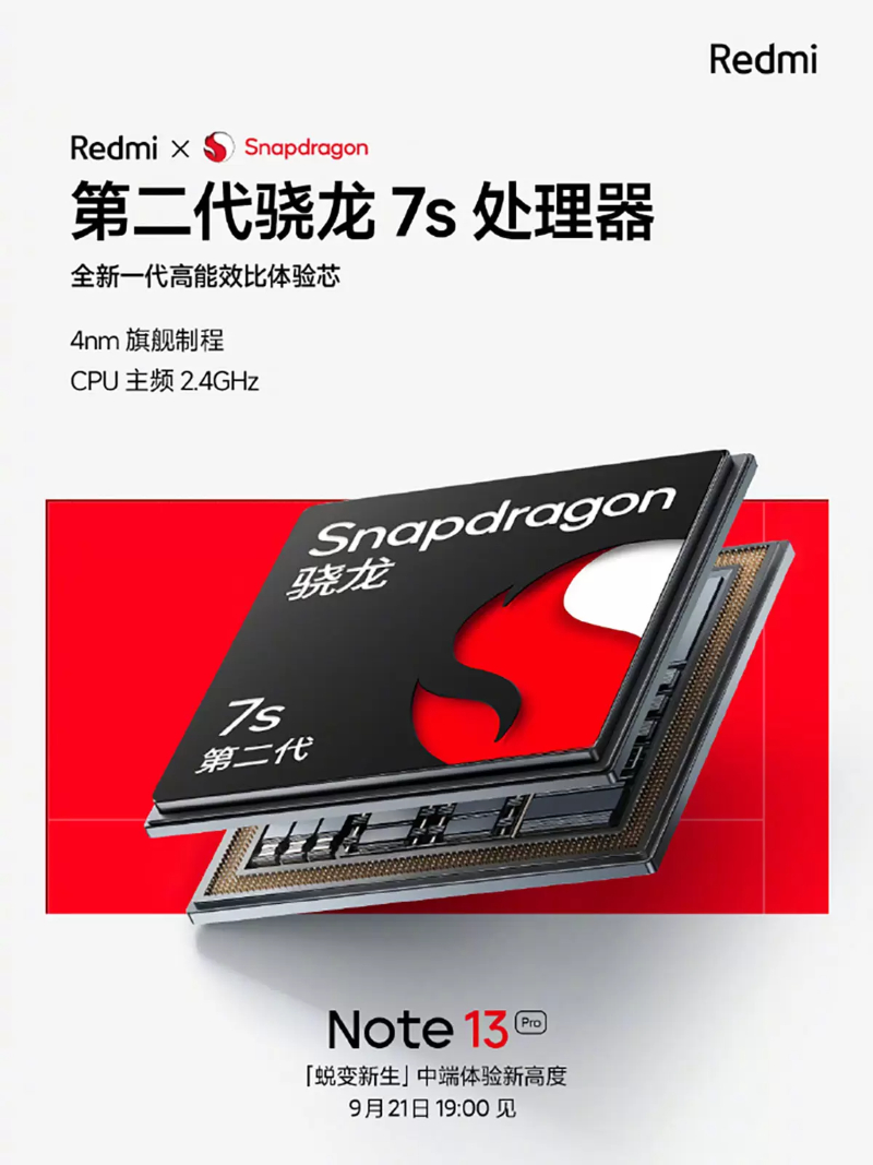 Xiaomi xác nhận Redmi Note 13 Pro trang bị chip Snapdragon 7s Gen 2 - 1 8