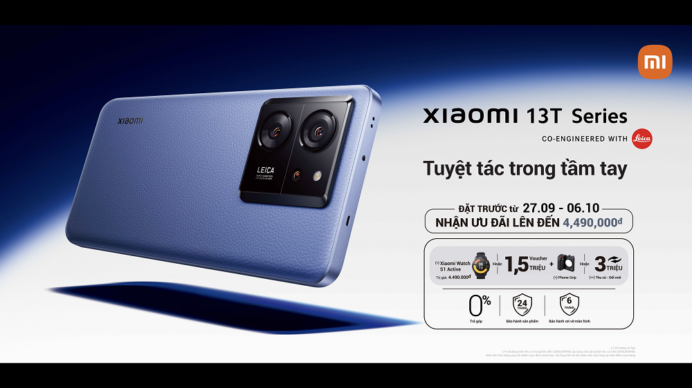 Đặt trước Xiaomi 13T series sở hữu Leica camera cao cấp, giá từ 11 triệu đồng, nhận ưu đãi lớn - Xiaomi 13T Series 3