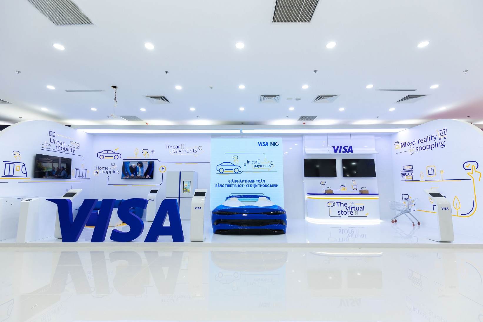 Không gian trải nghiệm mua sắm lai thực-ảo của Visa tại NIC Hòa Lạc - Hình 2