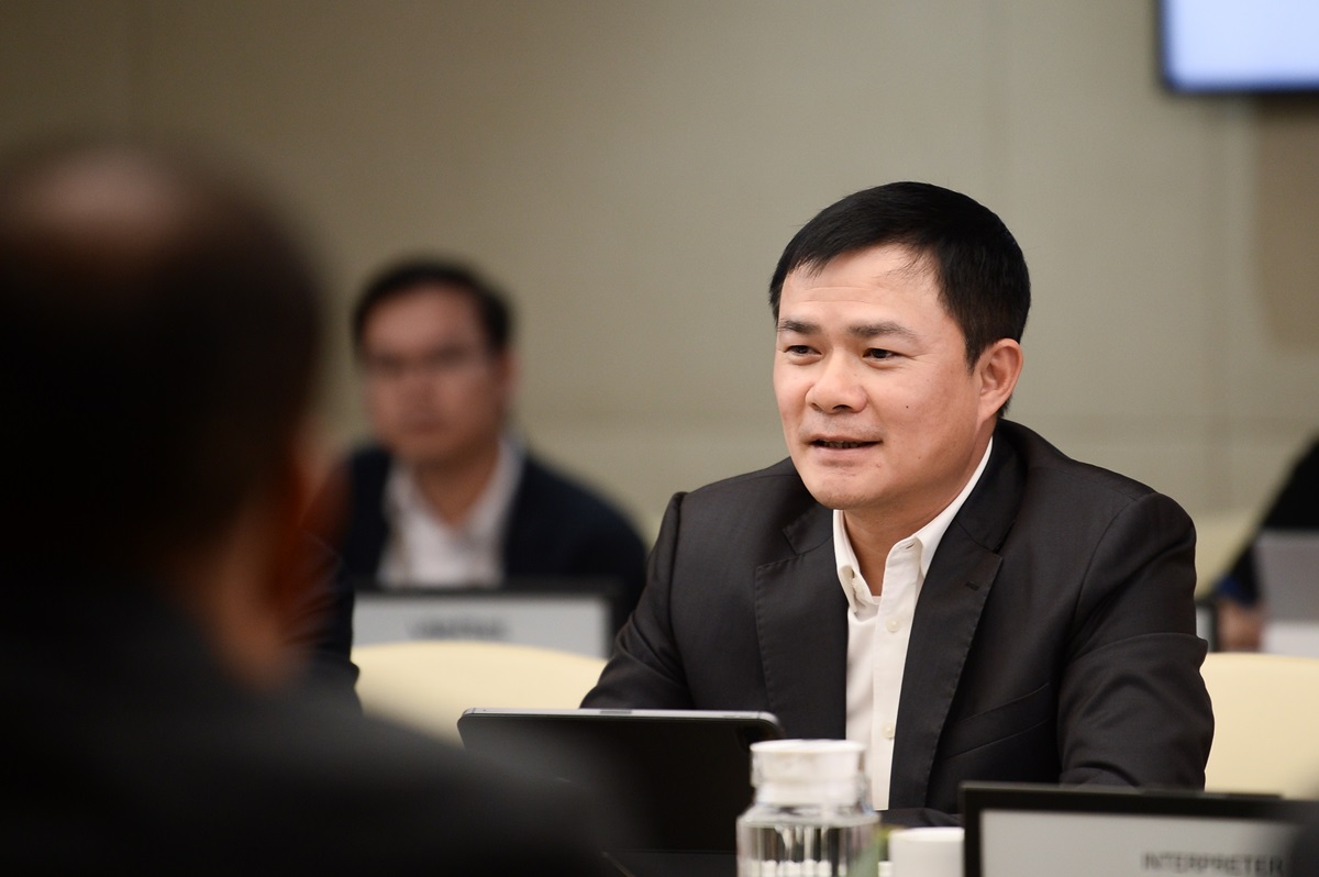 CEO NVIDIA chia sẻ với Viettel về cơ hội xây dựng hạ tầng trí tuệ nhân tạo - Anh 2 Chu tich Viettel Tao Duc Thang