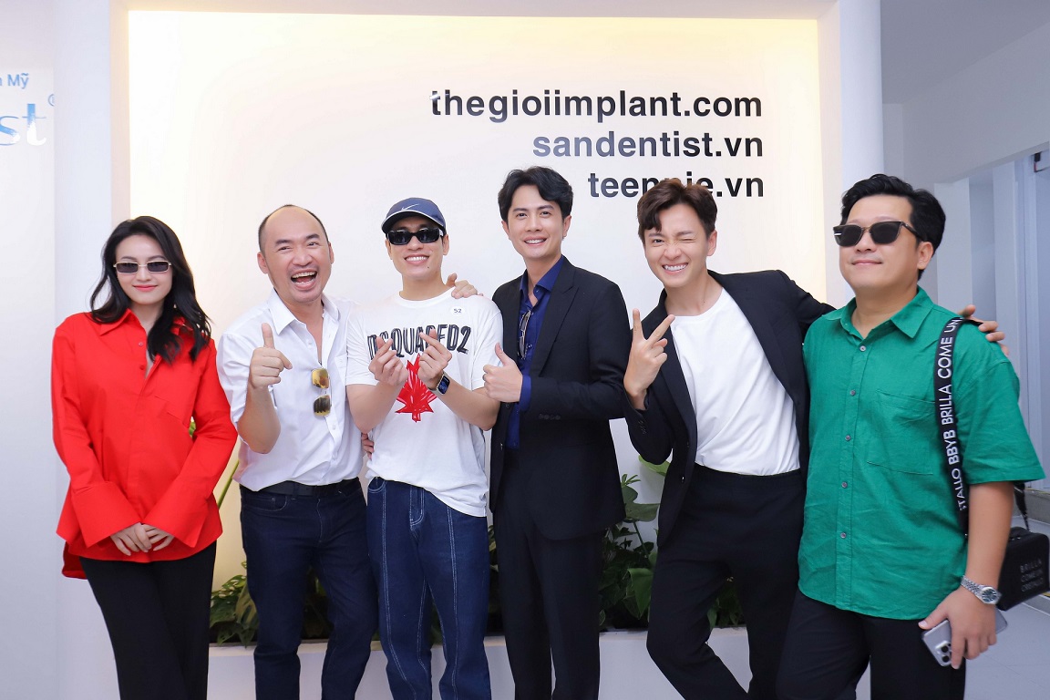 Nha khoa Thế Giới Implant do ca sĩ Ngô Kiến Huy sáng lập, chính thức khai trương - San Dental Group Khai Truong The Gioi Implant 39