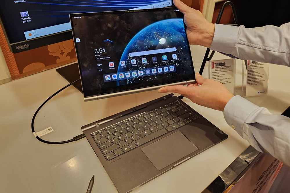 Độc lạ laptop chạy hai hệ điều hành ThinkBook Plus Gen 5 Hybrid - 1 10
